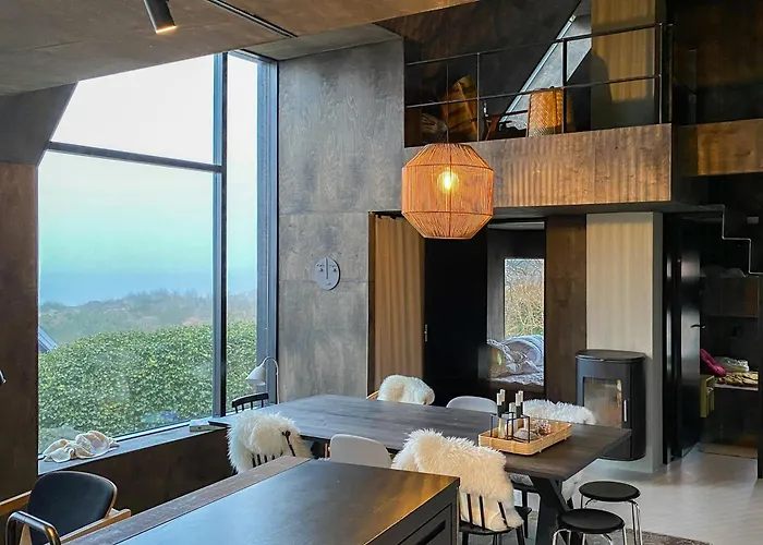 Beach-close Summer House With Panoramic View * Allingåbro