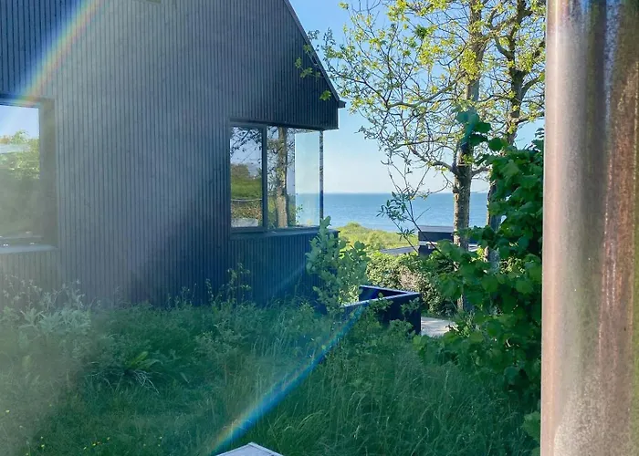 Beach-close Summer House With Panoramic View * Allingåbro
